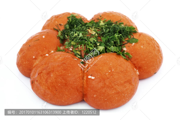 蒜蓉香菜面包