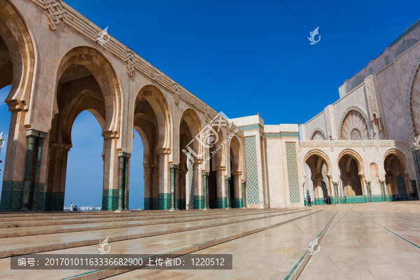 哈桑二世清真寺；卡薩布蘭卡；摩洛哥