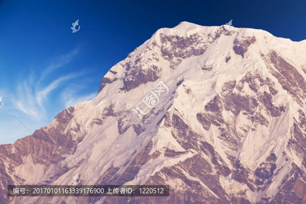安納布爾納山南黎明；尼泊爾