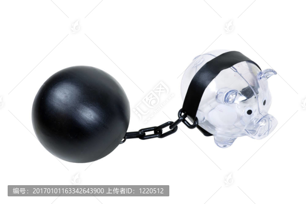 帶球鏈的存錢罐