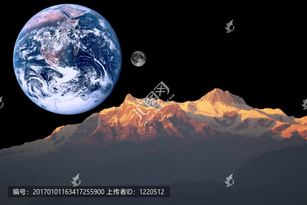 Mars；和Moon