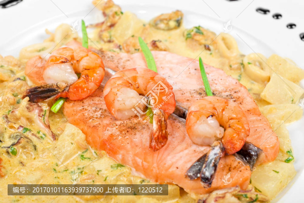 鮭魚魚和海鮮