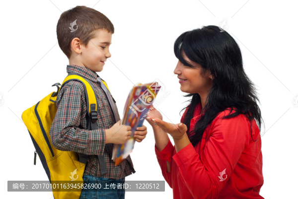 開學第一天母子對話
