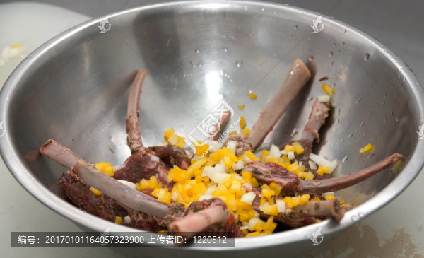 生腌羊肉