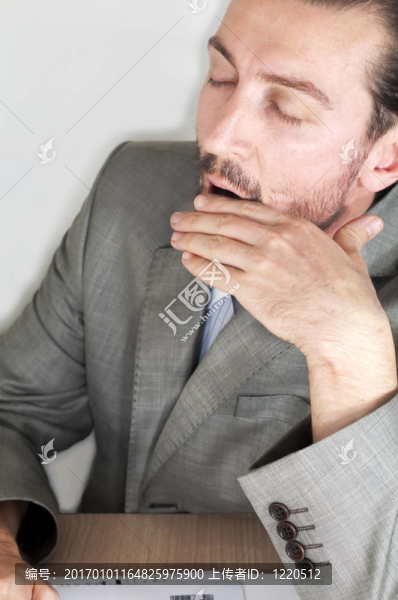 疲憊的商人