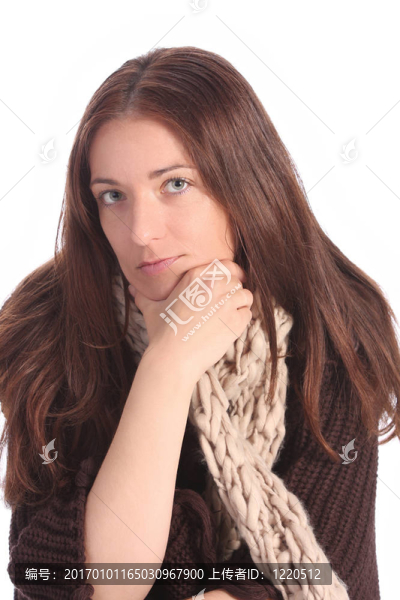 美麗的年輕女人