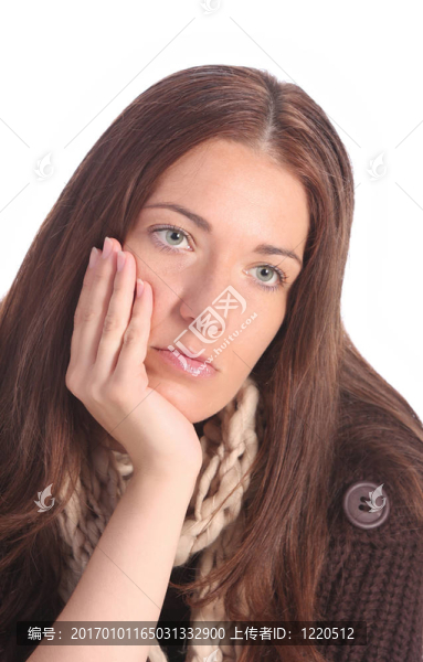 美麗的年輕女人