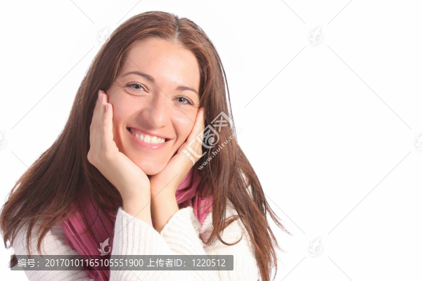 美麗的年輕女人