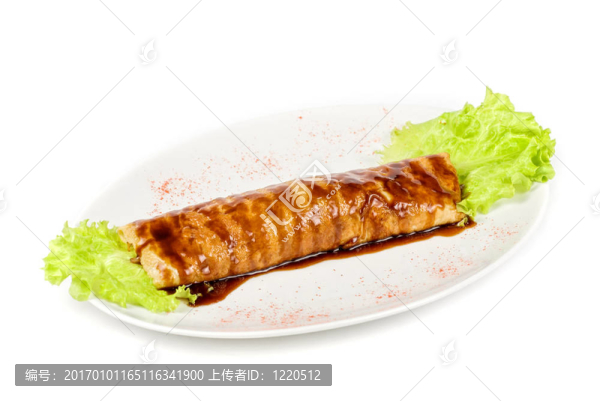 蔬菜烤在煎蛋