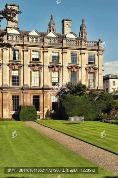 Clare,College在夏天。