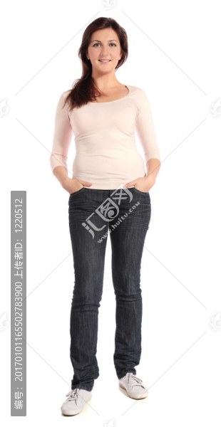 年輕的女人
