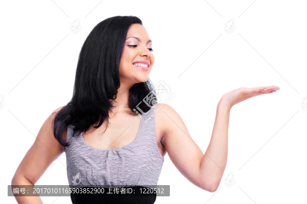 年輕商業(yè)女性。