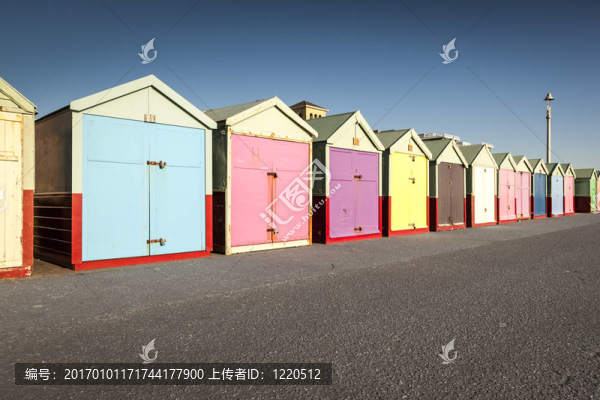 布萊頓沙灘的小屋