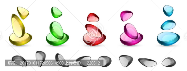 彩色玻璃的形狀