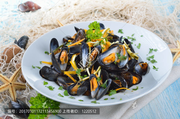新鮮貽貝