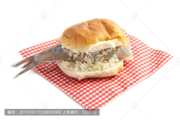 鯡魚在面包