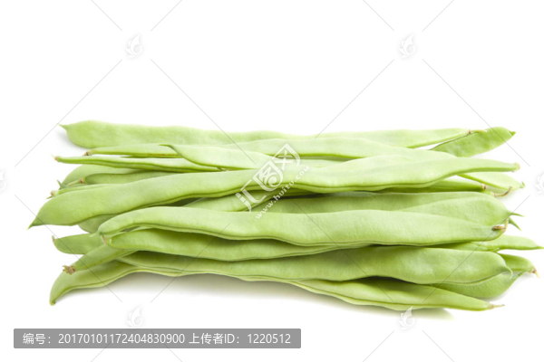 新鮮的青豆