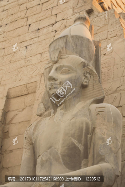Ramses,II塑像的觀點(diǎn)（盧克索（埃及）