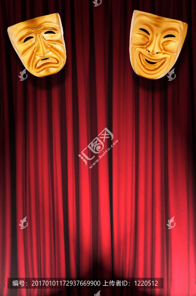 帶面具的戲劇表演概念