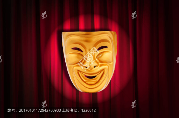 帶面具的戲劇表演概念