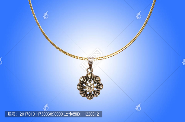 黃金首飾反梯度背景