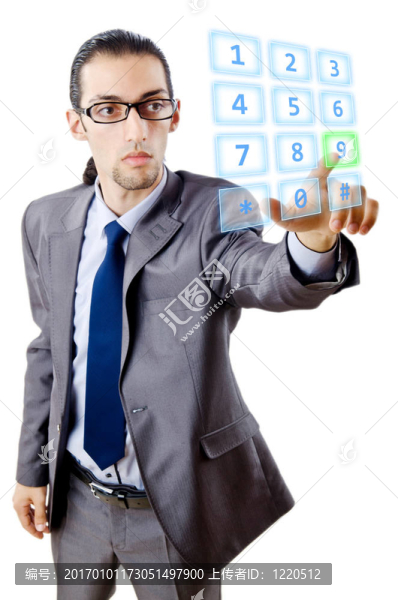 商家按下虛擬按鈕