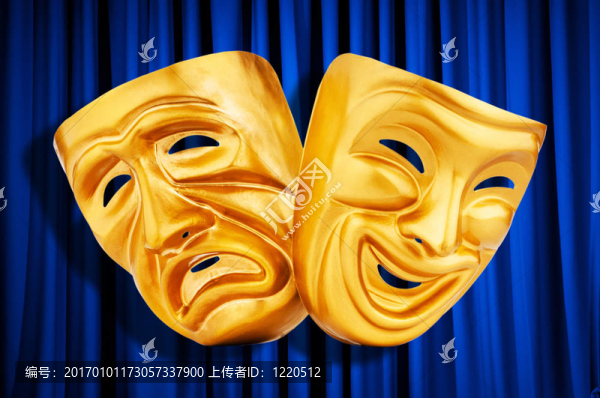 帶面具的戲劇表演概念