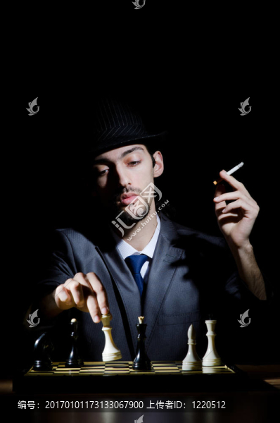 棋手玩他的游戲