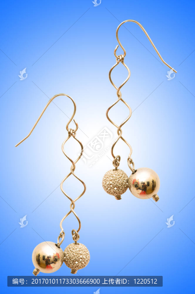 美麗的時(shí)尚概念與耳環(huán)