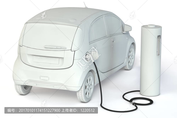 電池加油站模板替代燃料的漢
