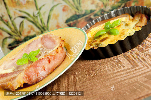 雞蛋和培根蛋撻