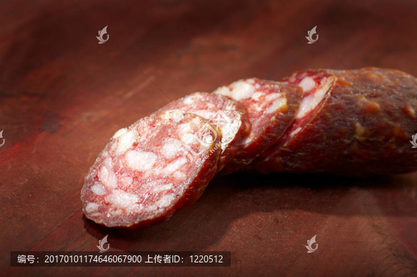 意大利臘腸切片