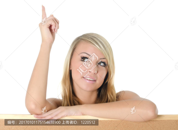 年輕漂亮女孩的畫像