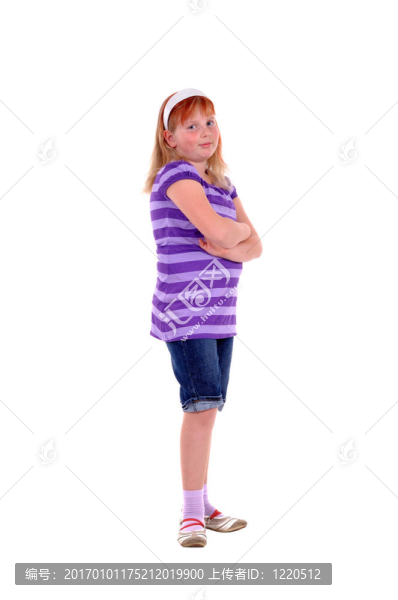 女孩在玩