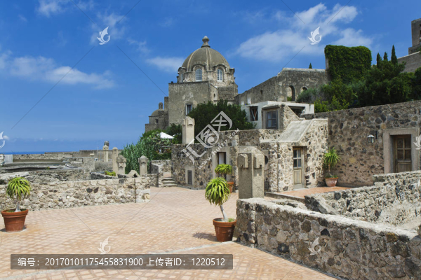 Castello阿拉貢；伊斯基亞；意大利