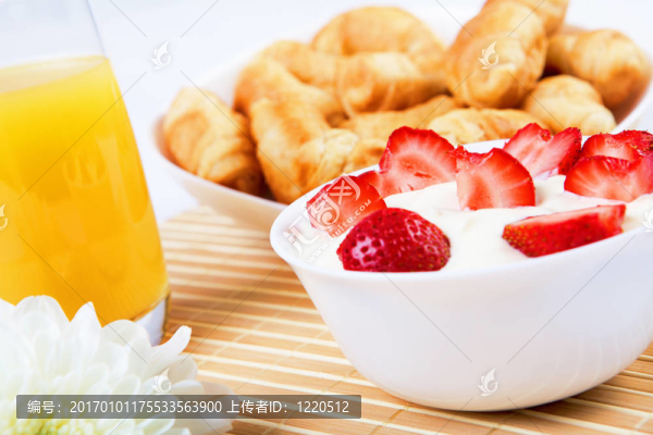 早期的早餐。