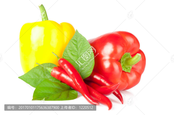 紅辣椒和甜椒