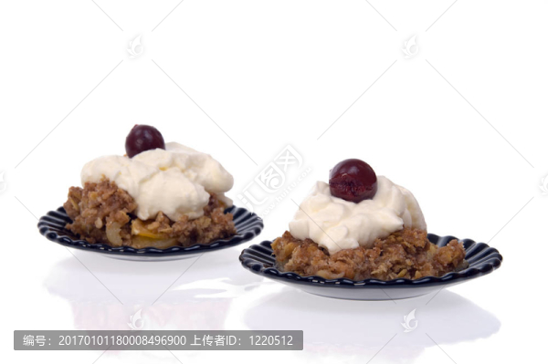 烙餅沙漠白色隔離