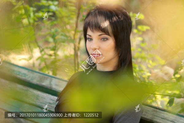 美麗女孩的肖像