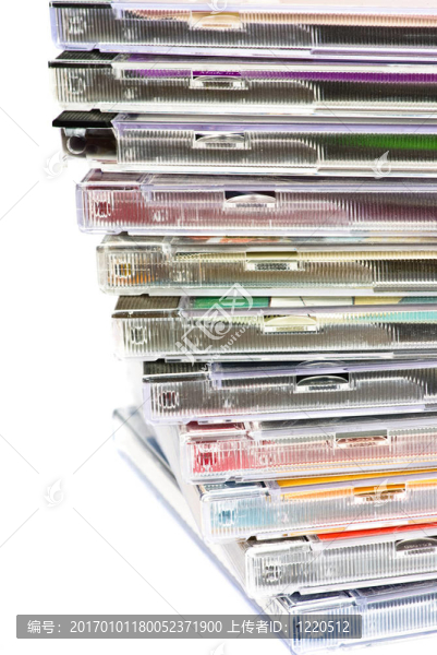 白色背景CD盒
