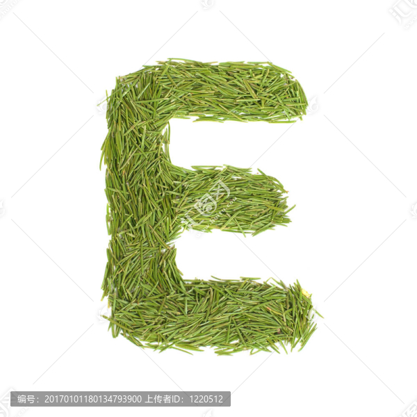 字母；綠色字母