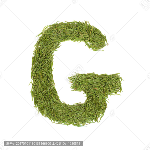 字母；綠色字母