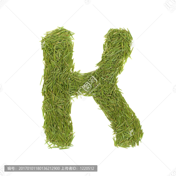 字母；綠色字母