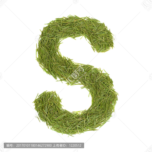 字母；綠色字母