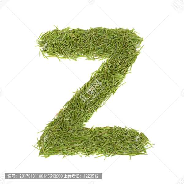 字母；綠色字母