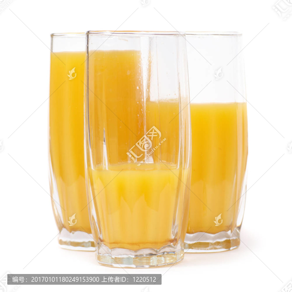 三杯橙汁