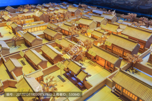 蘇州古建筑群模型
