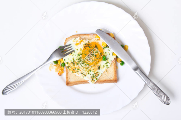 吐司面包煎蛋