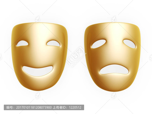 喜劇與悲劇面具-匯圖網(wǎng) www.fosd68.com 喜劇與悲劇面具