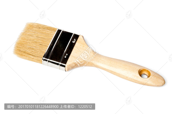 用硬毛的刷子